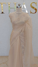 CRUSH ORGANZA SAREE