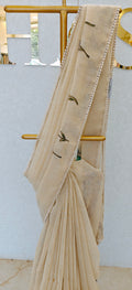 LINEN TISSUE SAREE