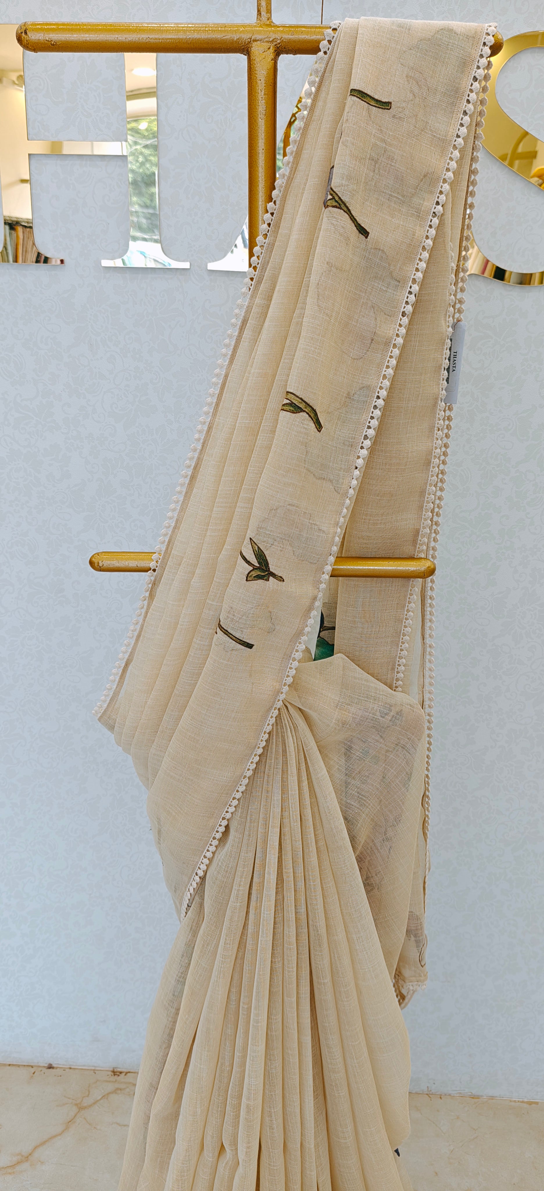 LINEN TISSUE SAREE