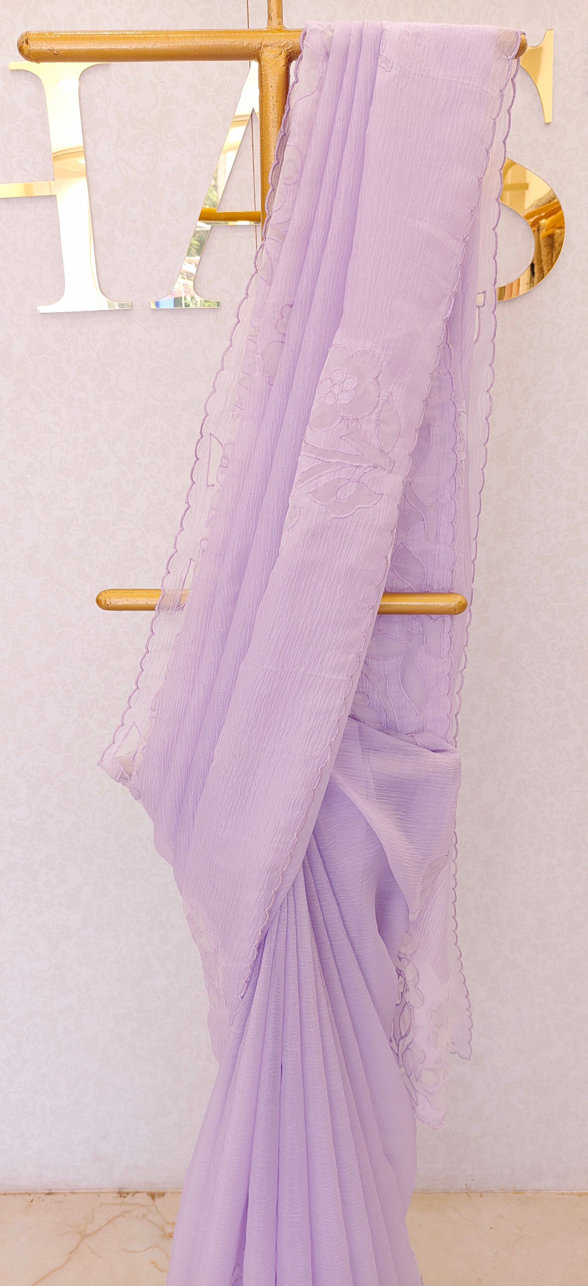 CRUSH ORGANZA SAREE