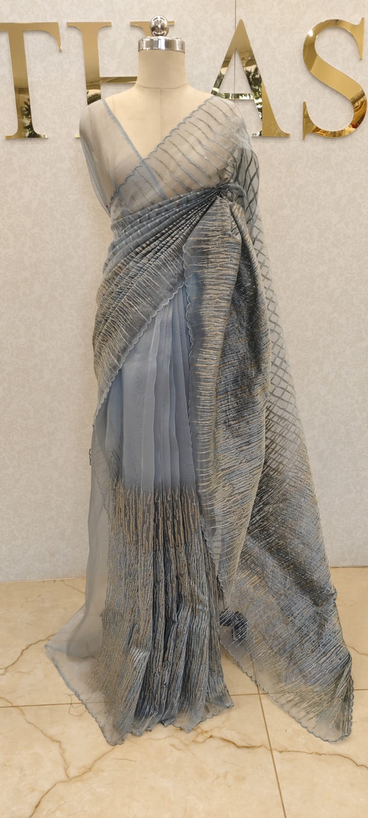 Organza saree