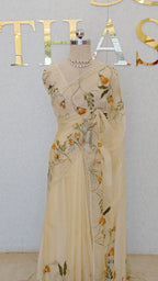 FLOWY ORGANZA SAREE