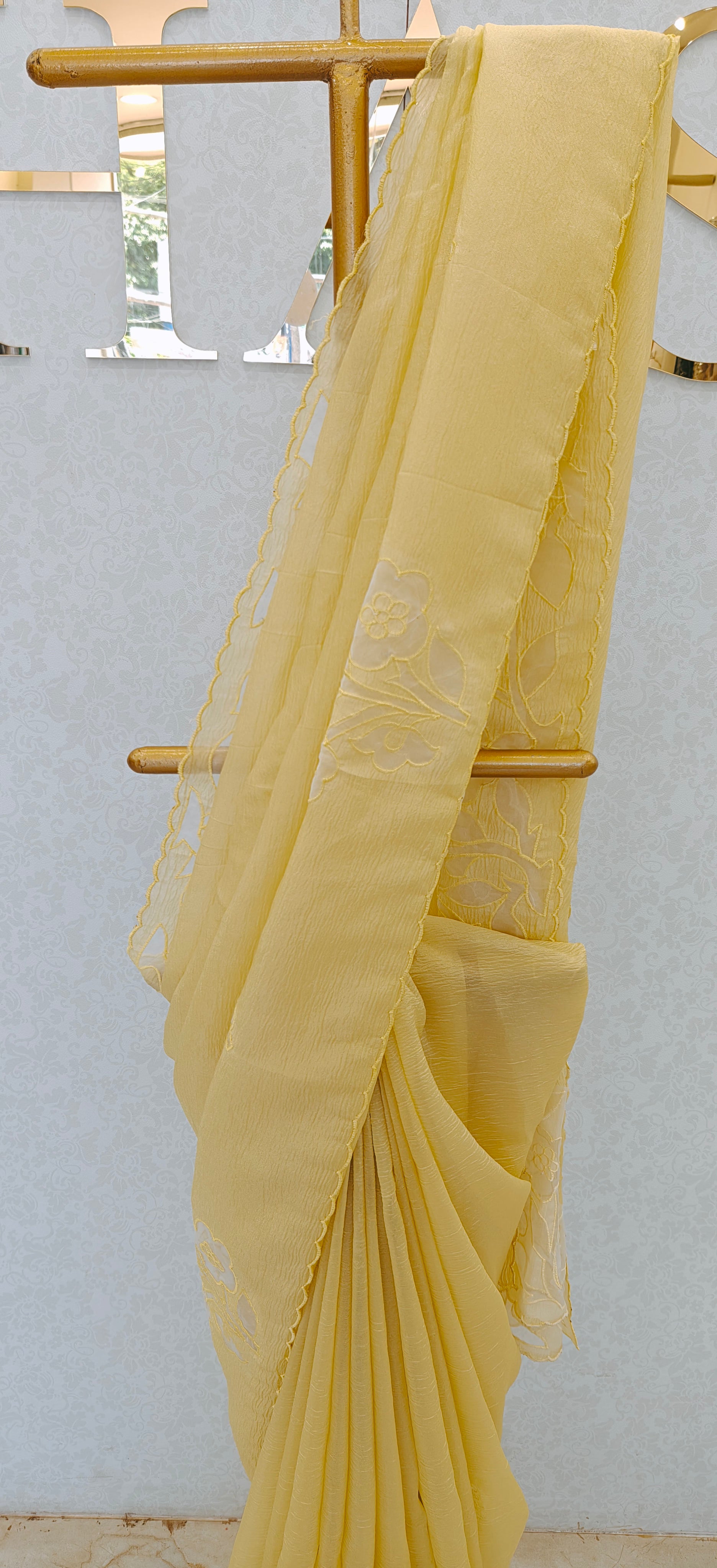 CRUSH ORGANZA SAREE