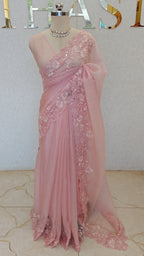 FLOWY ORGANZA SAREE