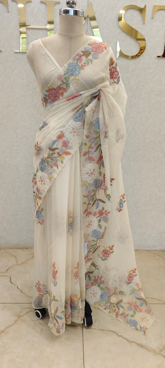 MUL CHANDERI SAREE