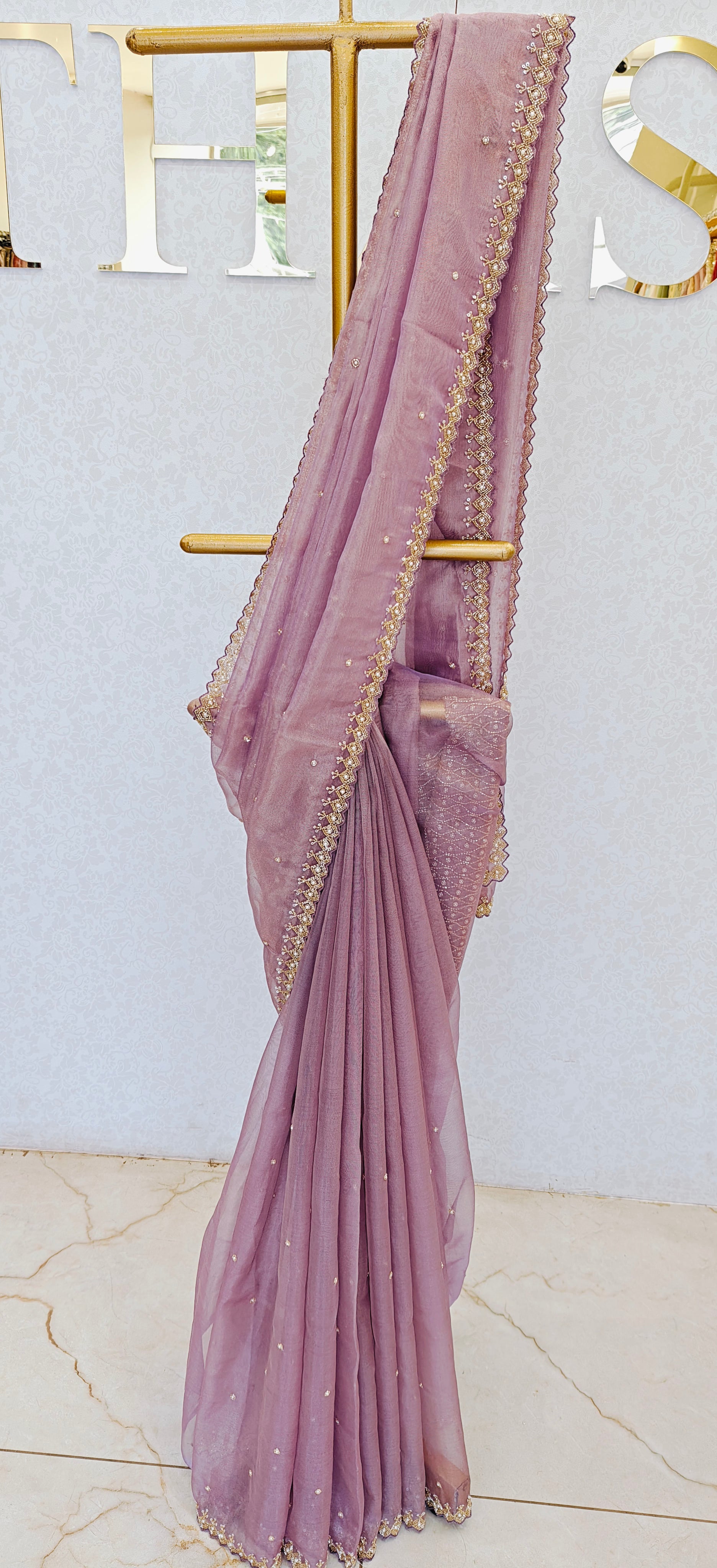 NET TISSUE SAREE