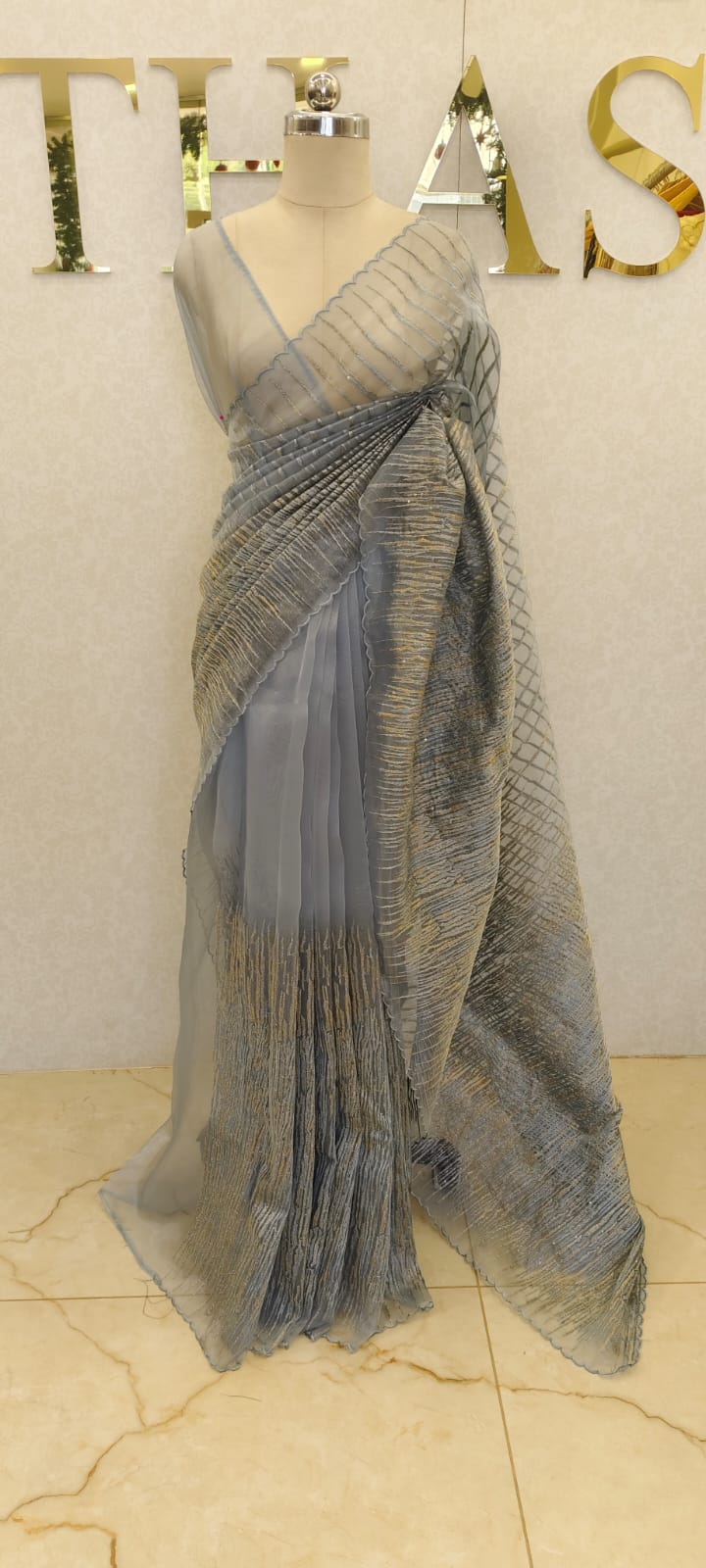 Organza saree