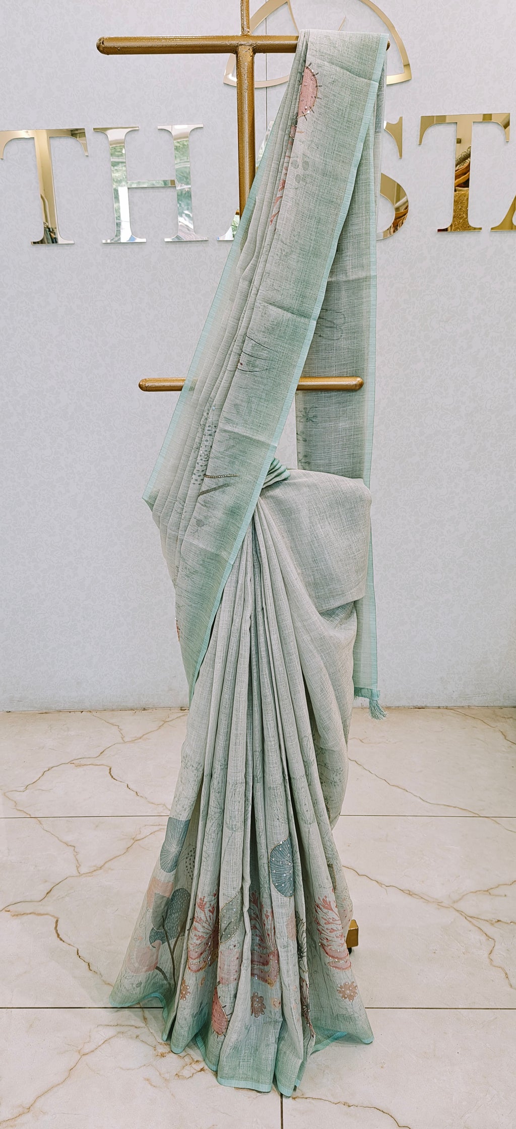 LINEN SAREE