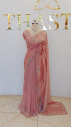 FLOWY ORGANZA SAREE