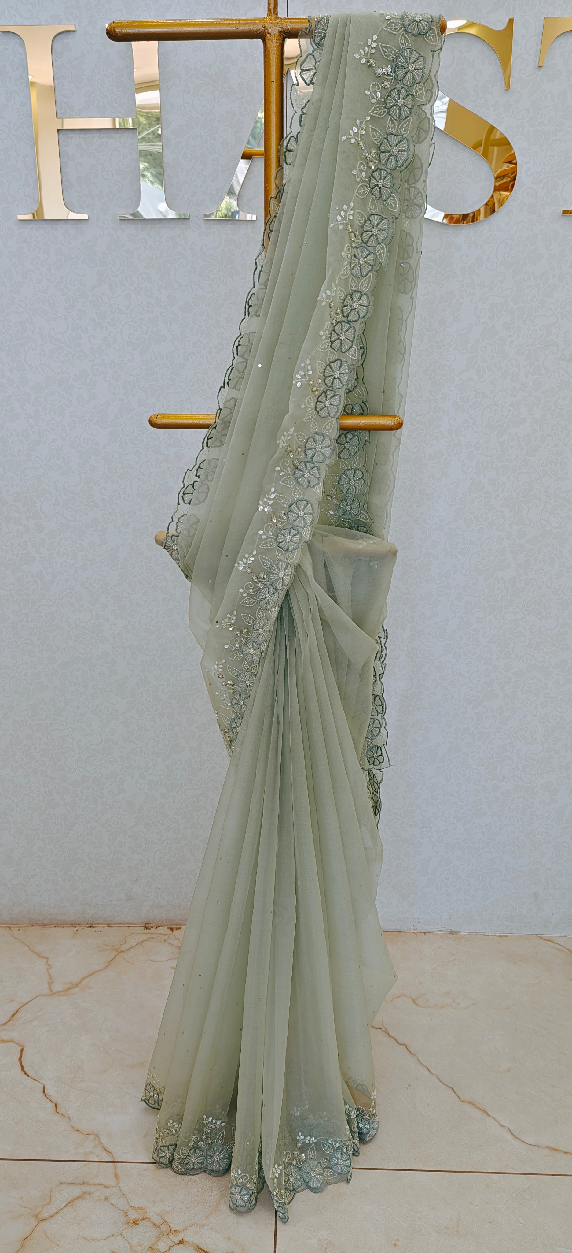 Organza saree
