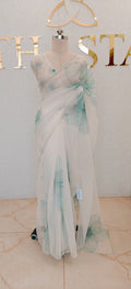 PURE ORGANZA SAREE