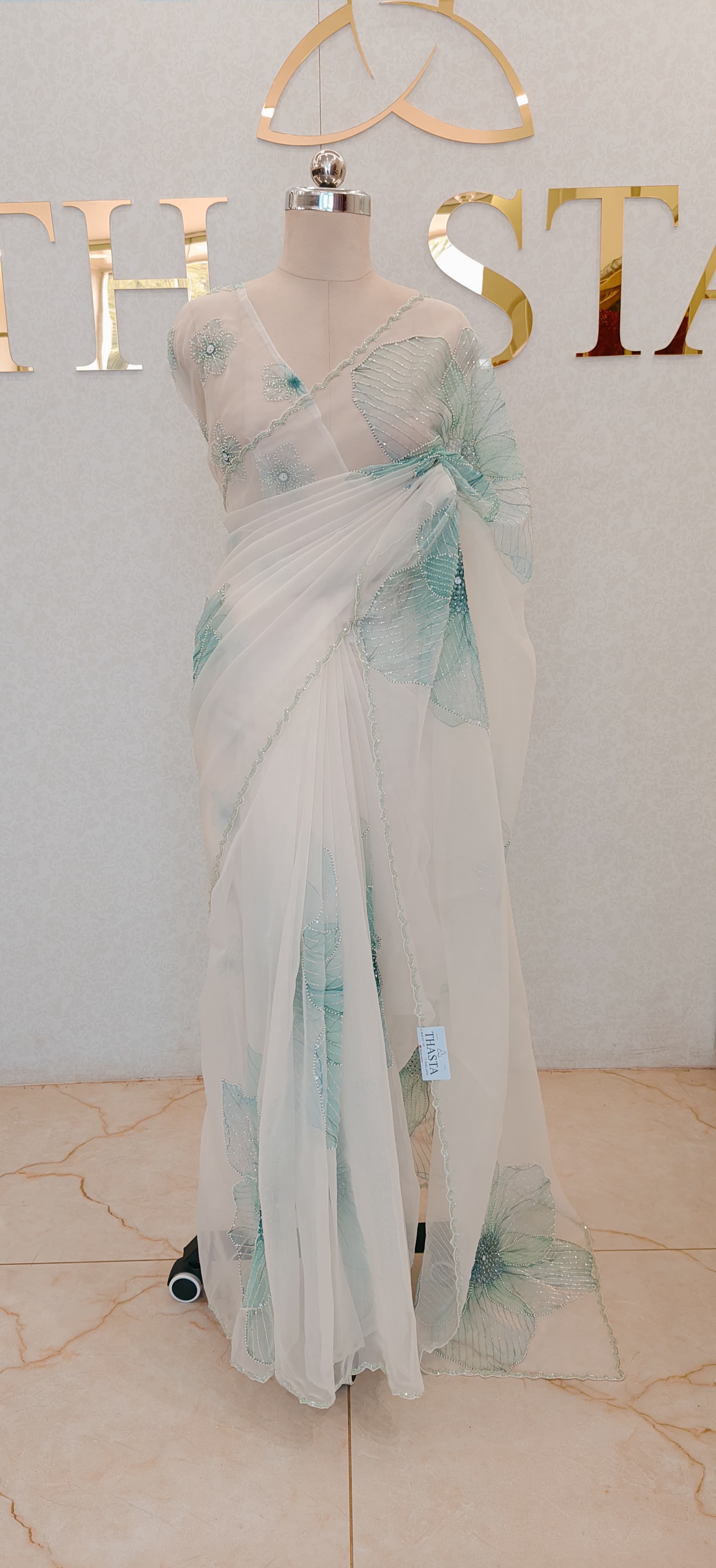 PURE ORGANZA SAREE