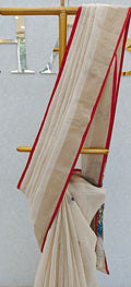 LINEN TISSUE SAREE