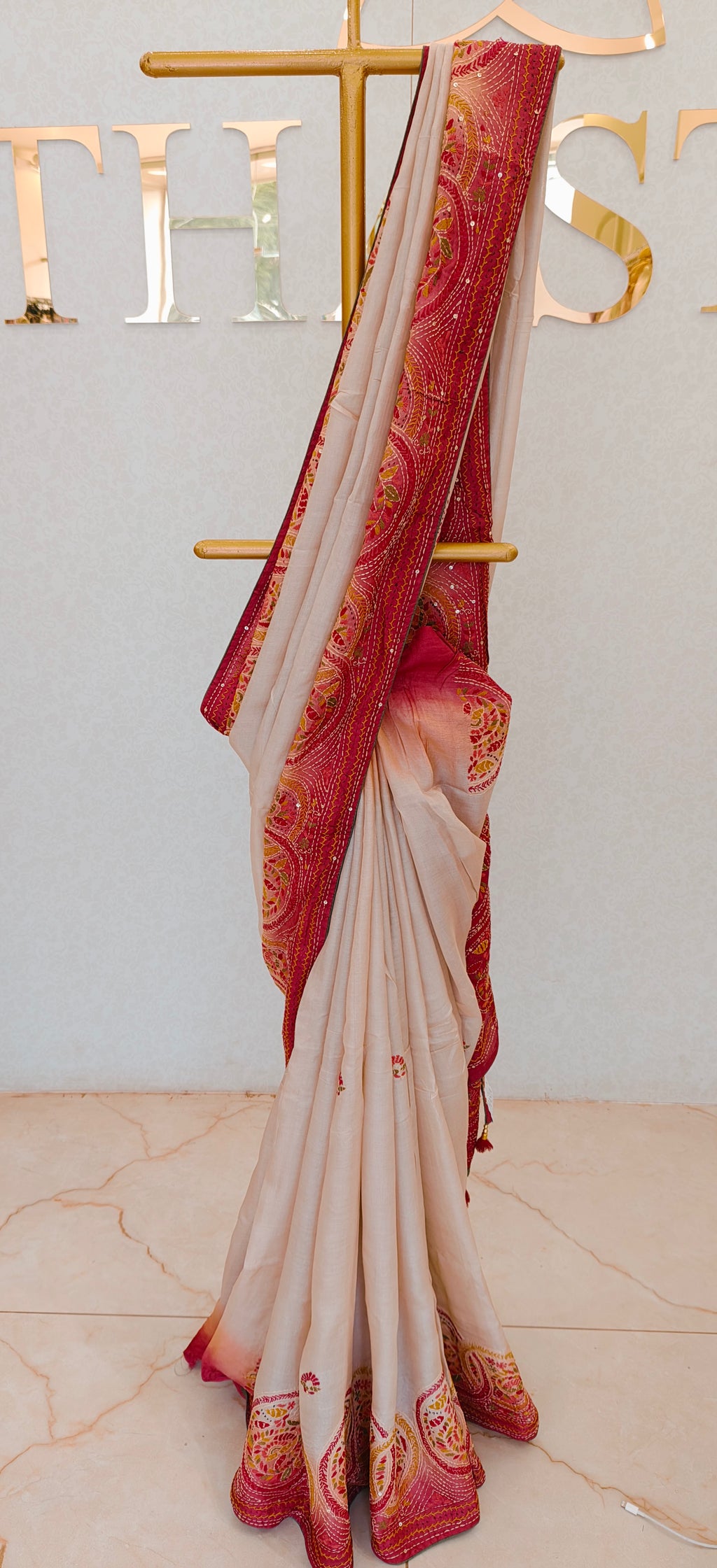 PURE TUSSAR SAREE