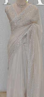 FLOWY ORGANZA SAREE