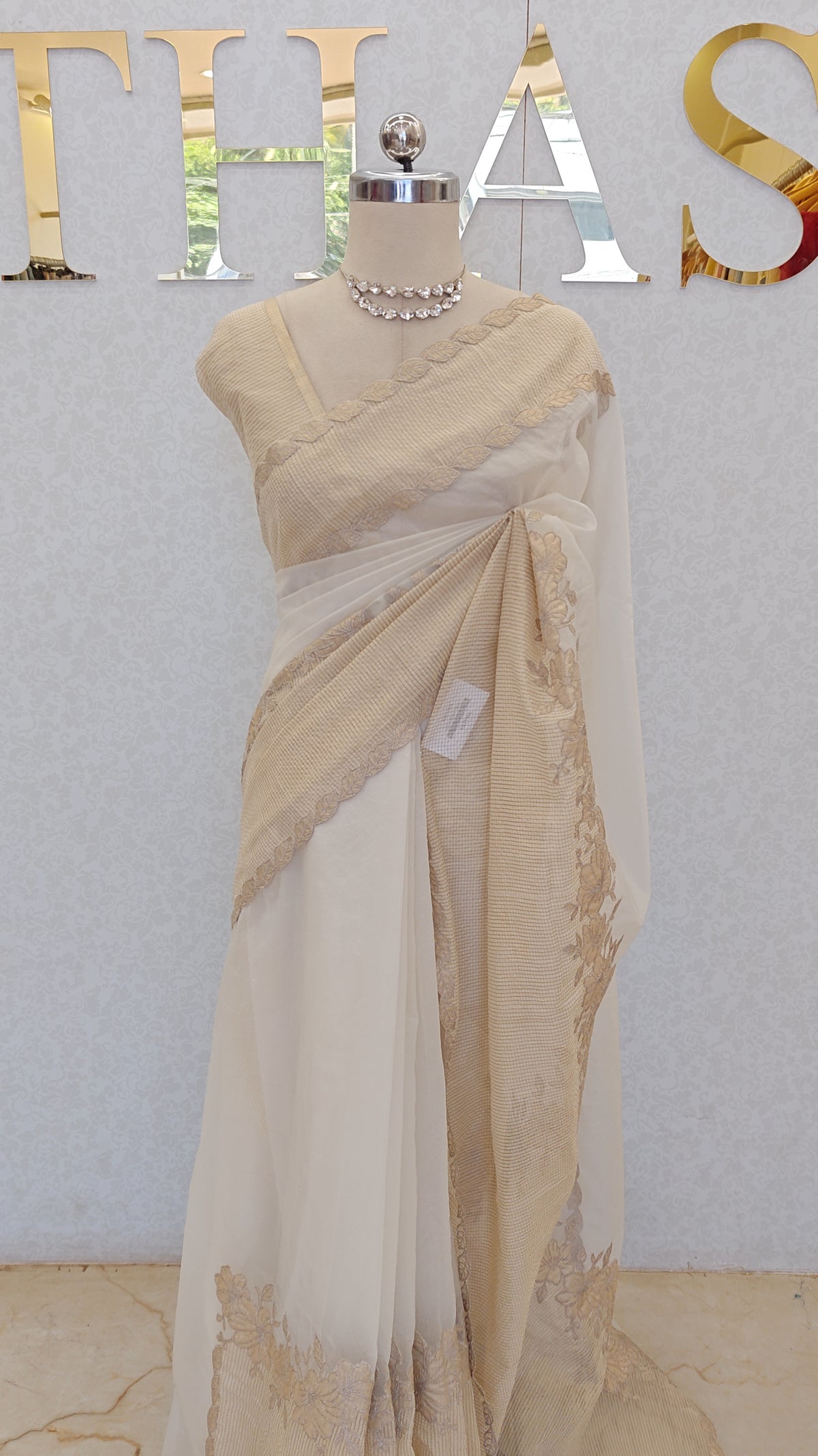PURE ORGANZA SAREE