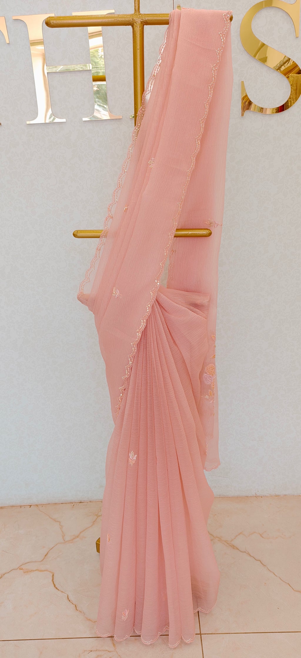CRUSH ORGANZA SAREE