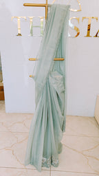 CRUSH ORGANZA SAREE