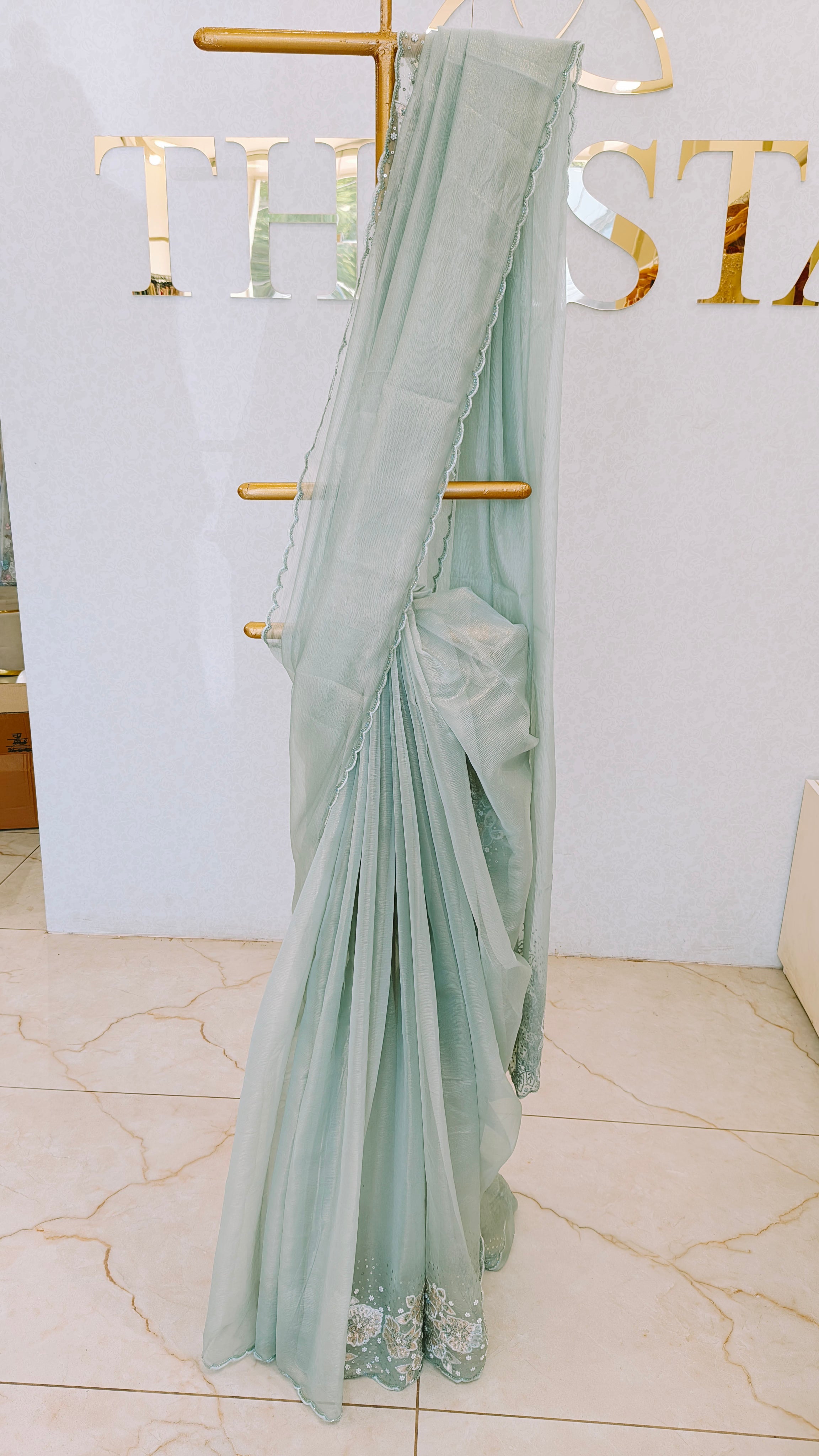 CRUSH ORGANZA SAREE