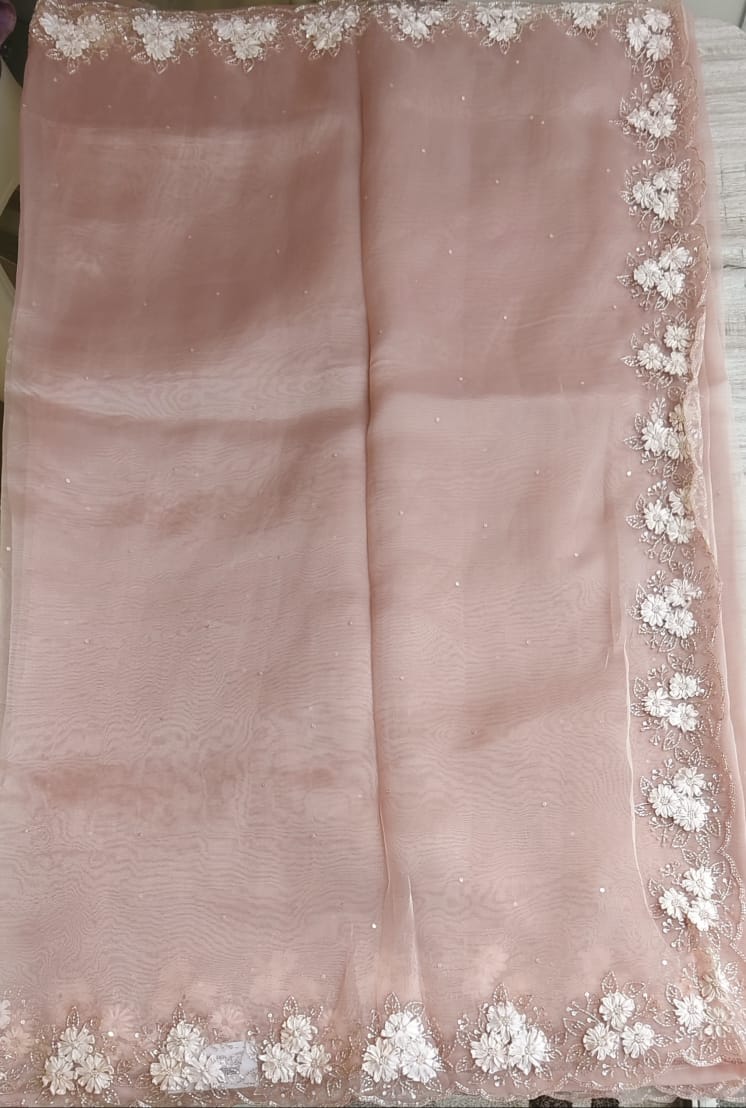 Organza saree