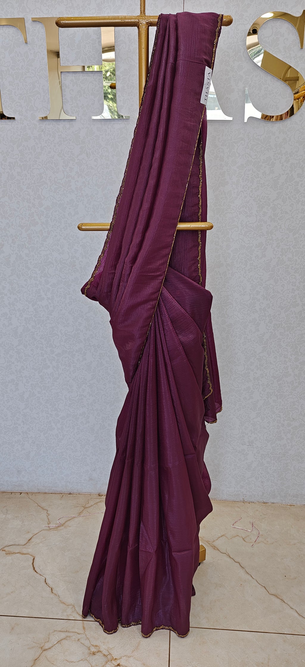 CRUSH ORGANZA SAREE