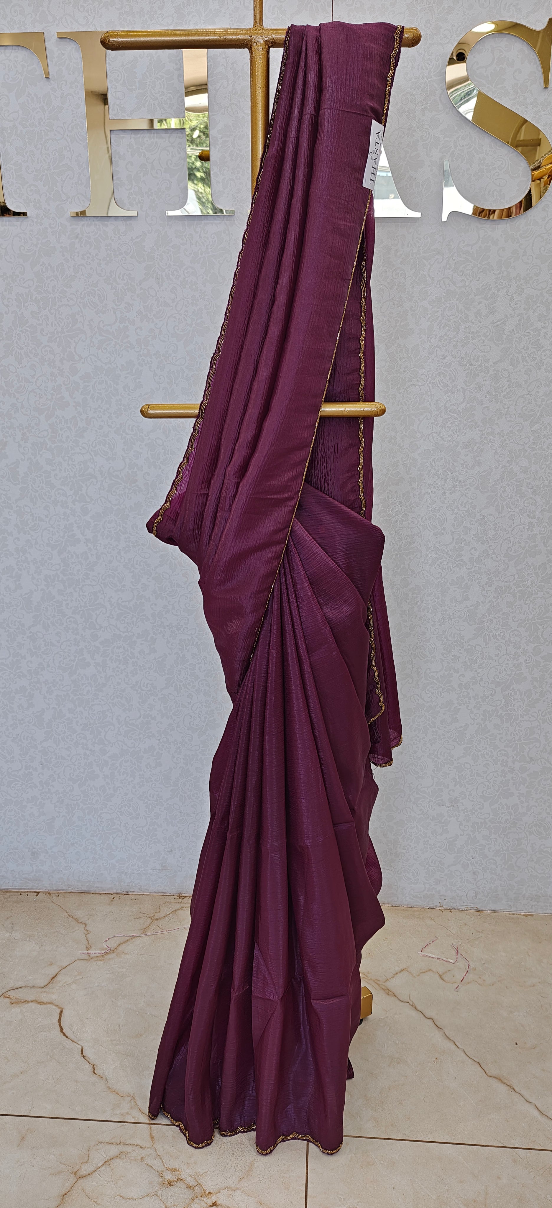 CRUSH ORGANZA SAREE