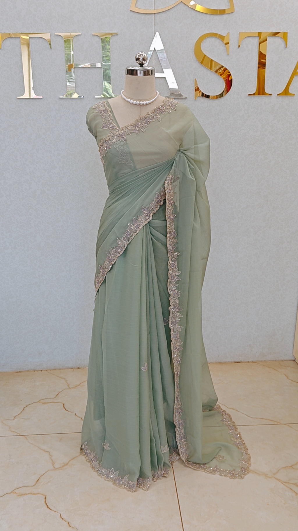CRUSH ORGANZA SAREE