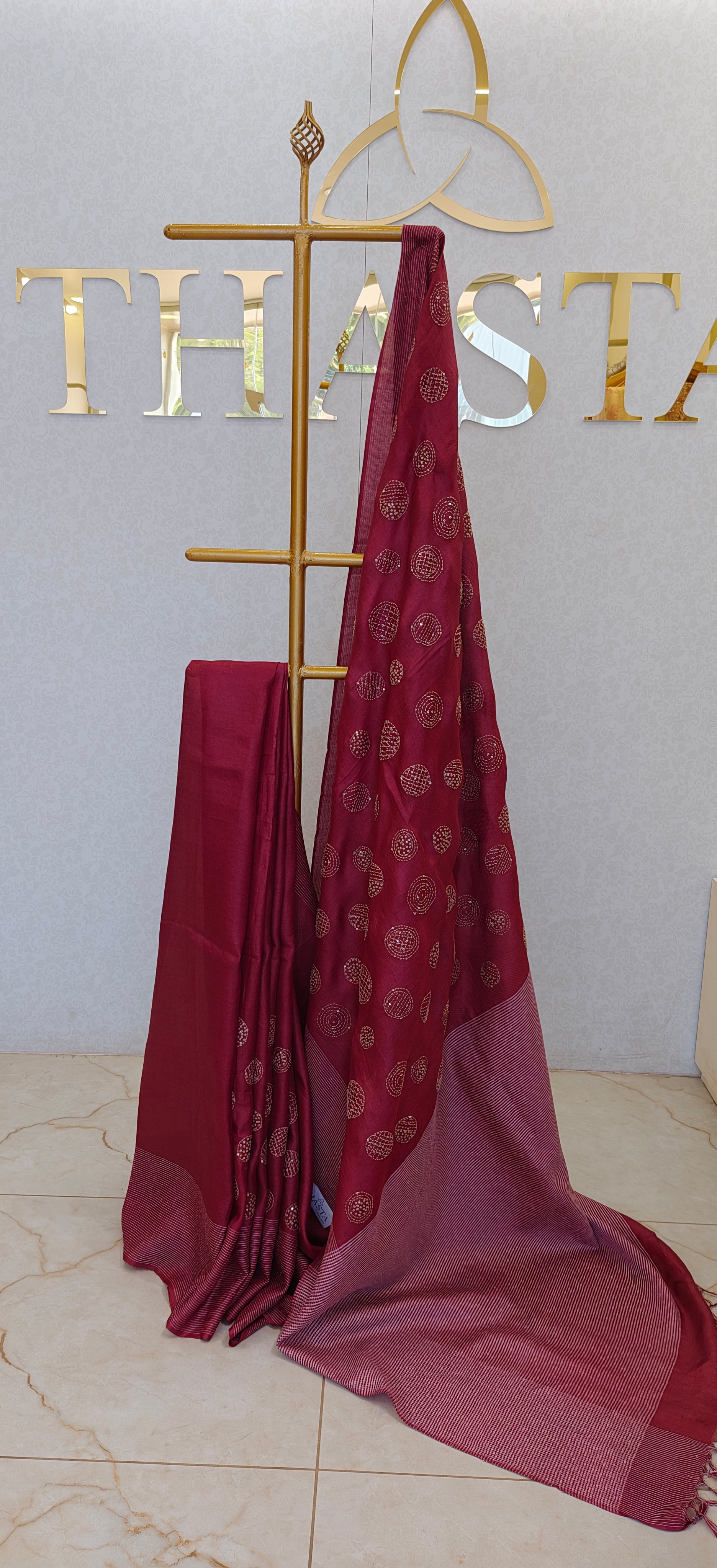 PURE TUSSAR SAREE