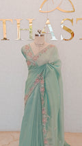 FLOWY ORGANZA SAREE
