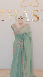 FLOWY ORGANZA SAREE