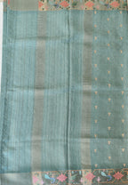 Semi tussar saree