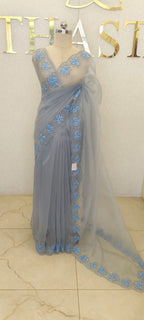 GLASS ORGANZA SAREE
