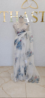 GLASS ORGANZA SAREE