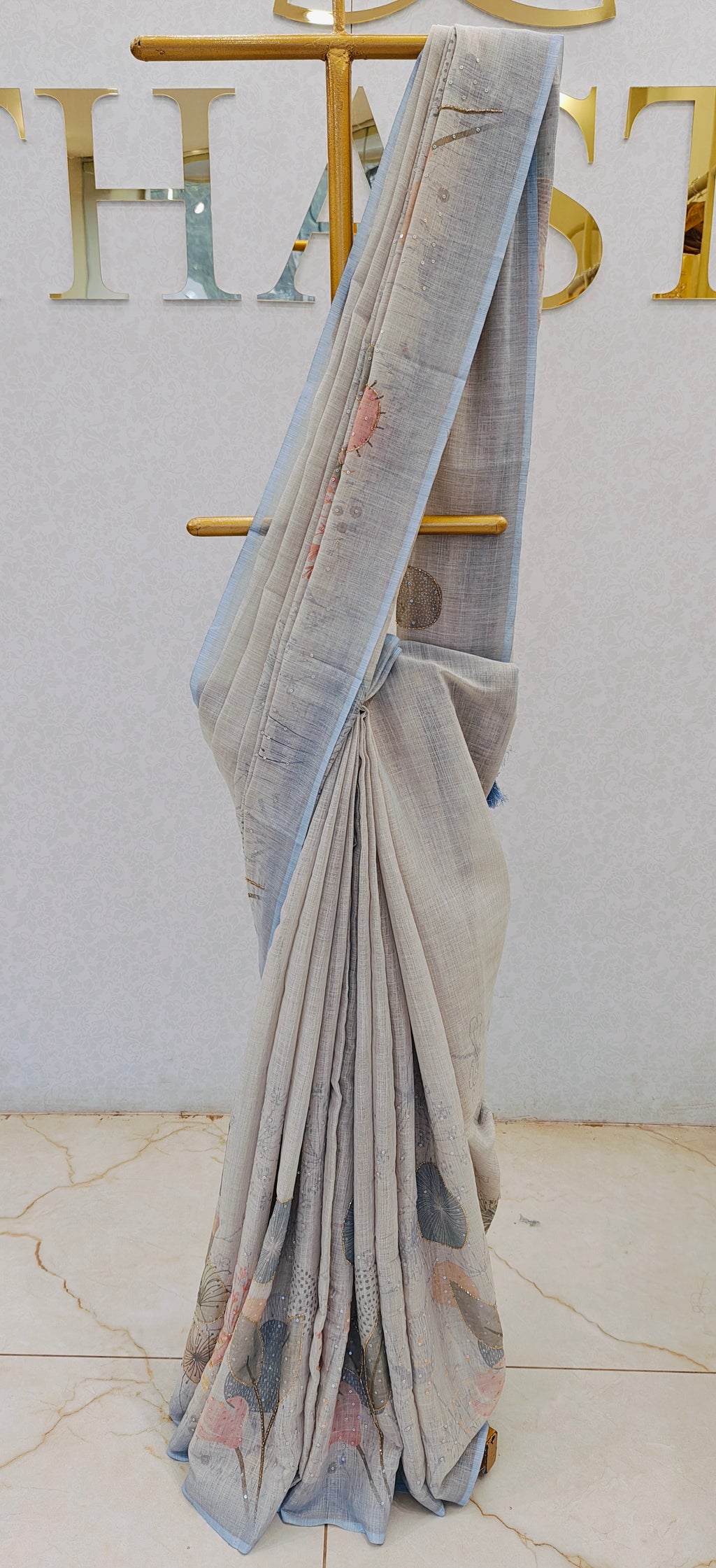 LINEN SAREE
