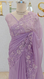 FLOWY ORGANZA SAREE
