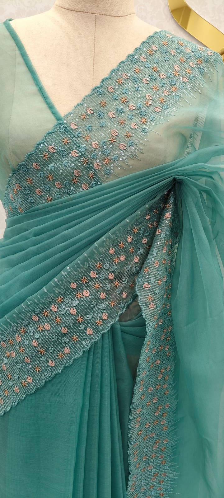 Organza saree