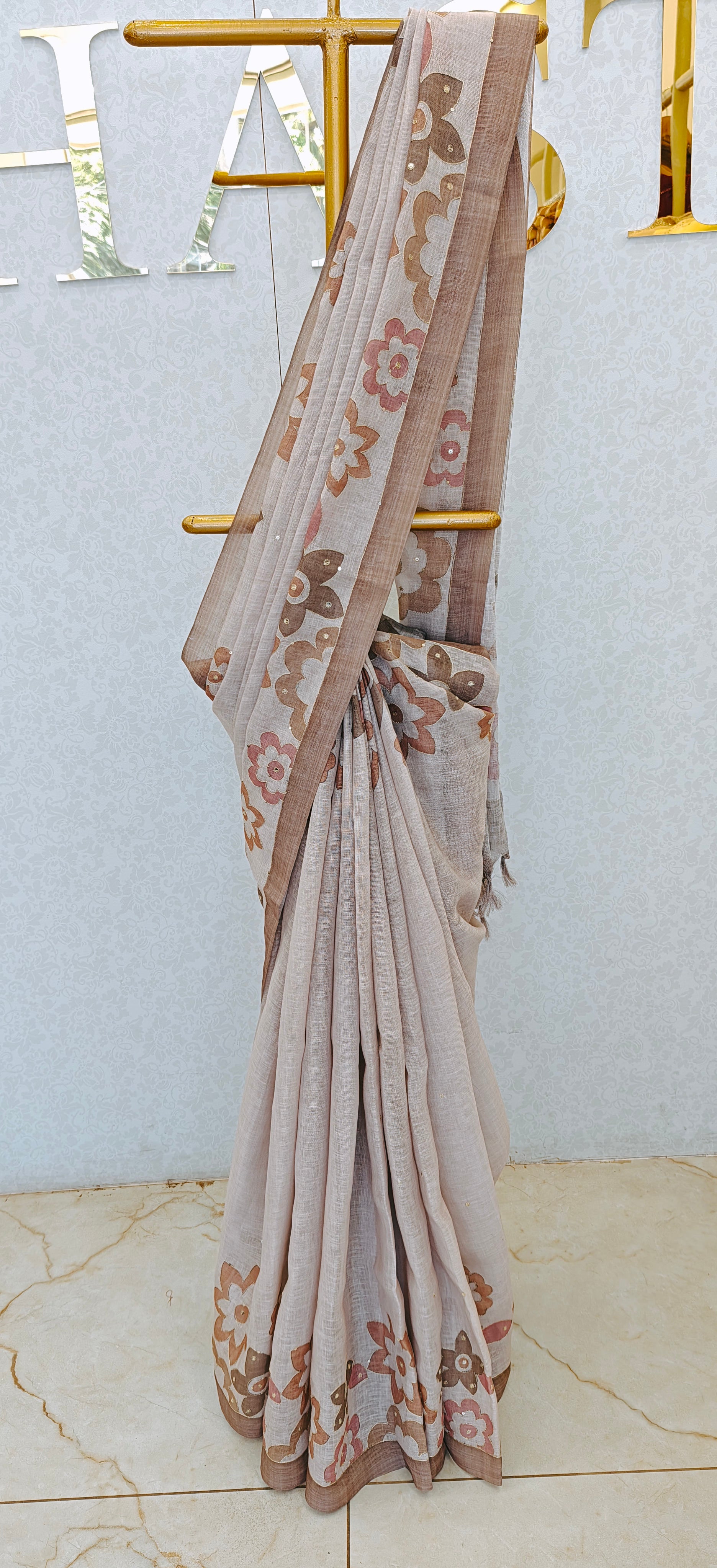 LINEN SAREE