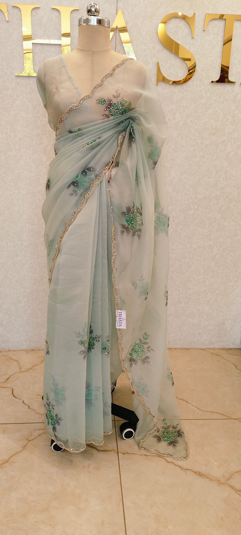 CRUSH ORGANZA SAREE