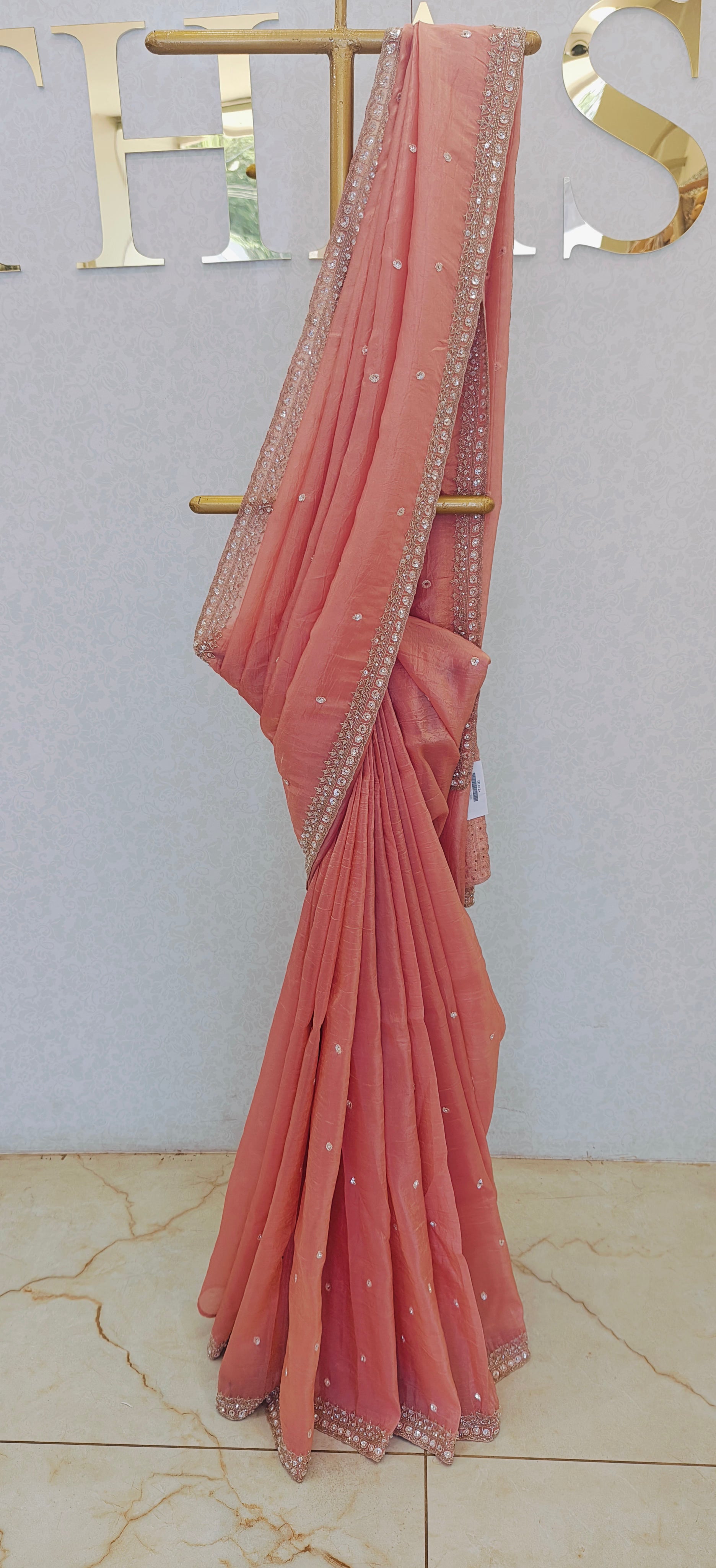 SOFT ORGANZA SAREE