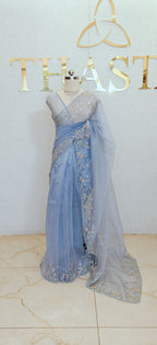 GLASS ORGANZA SAREE