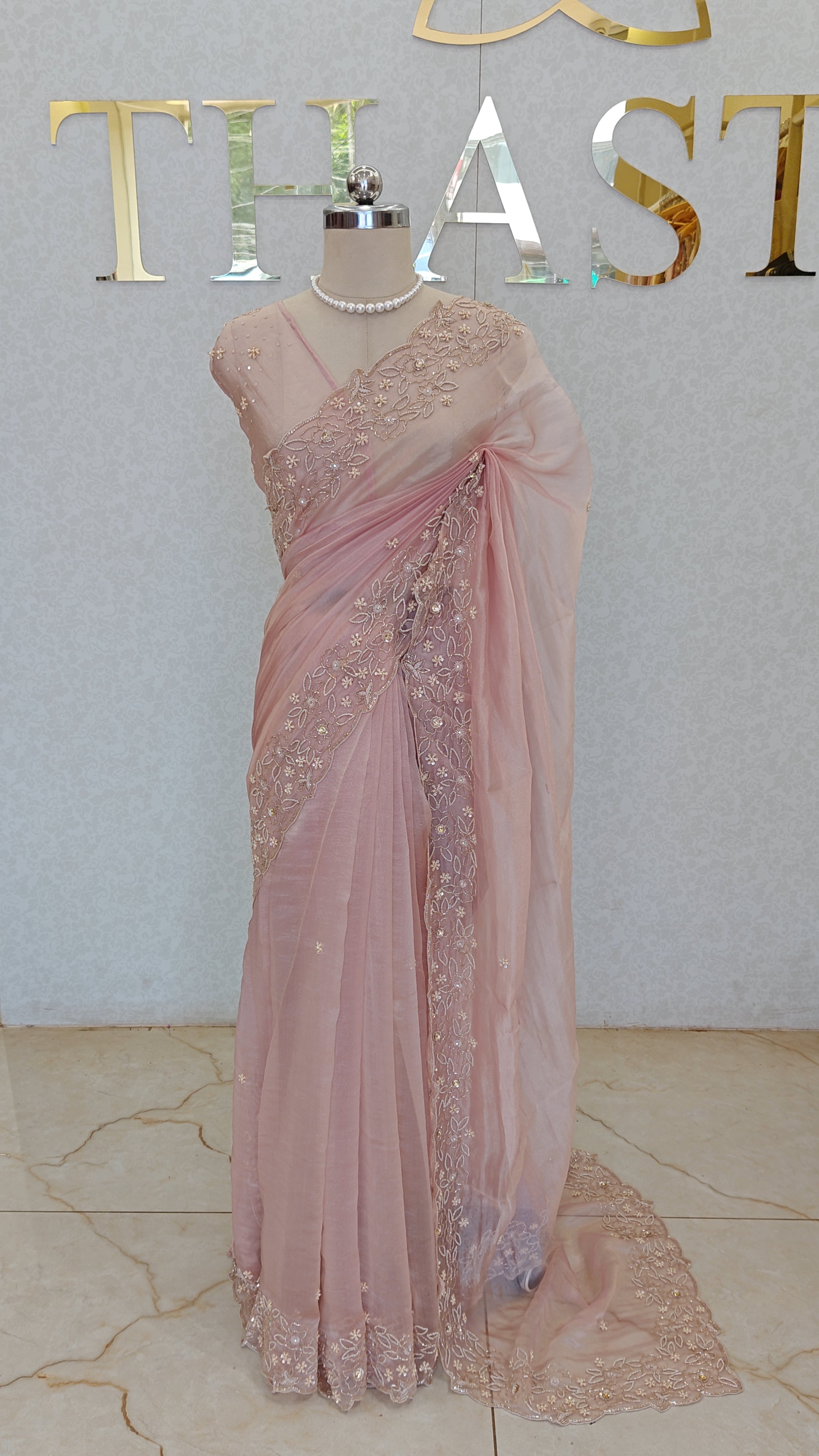 CRUSH ORGANZA TISSUE