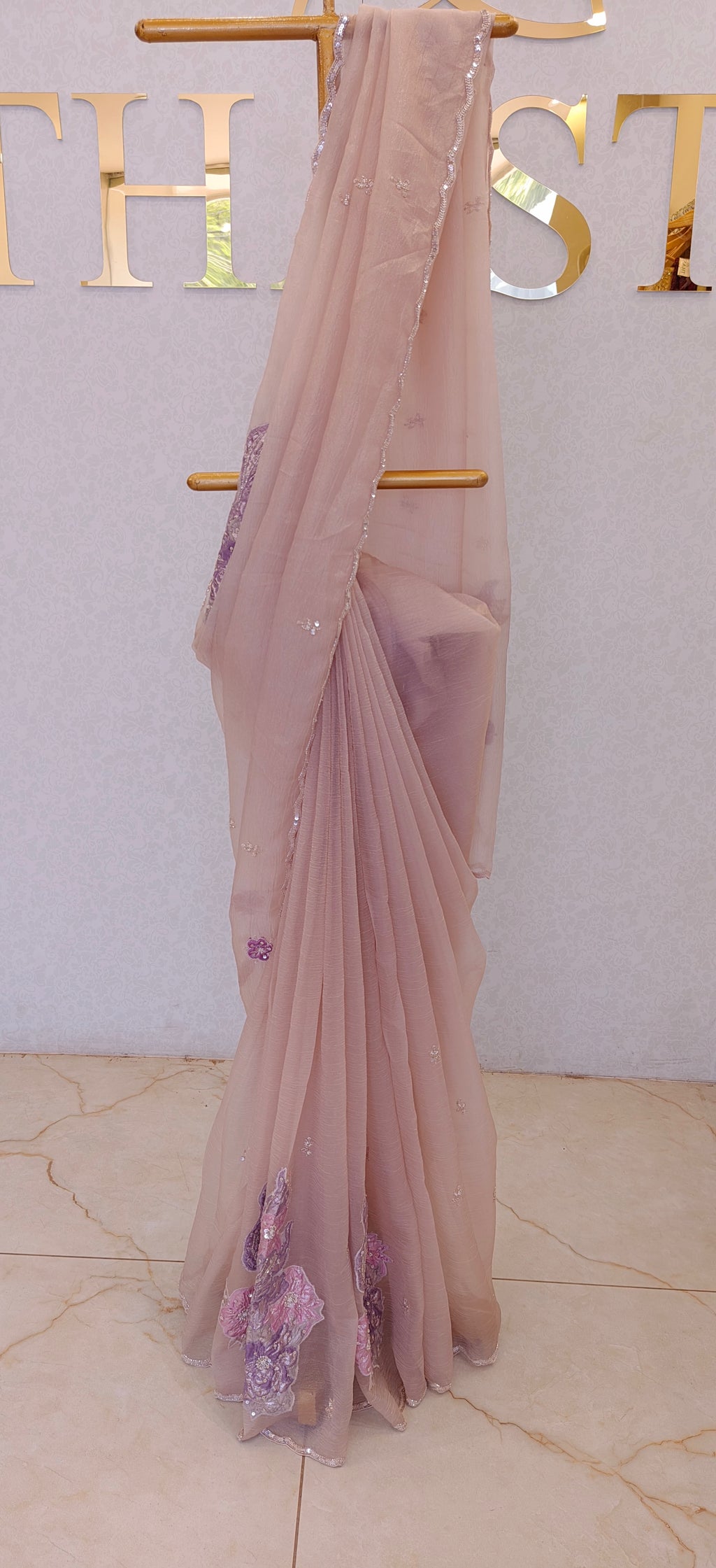 CRUSH ORGANZA SAREE