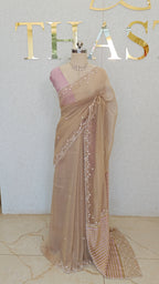 TISSUE ORGANZA SAREE