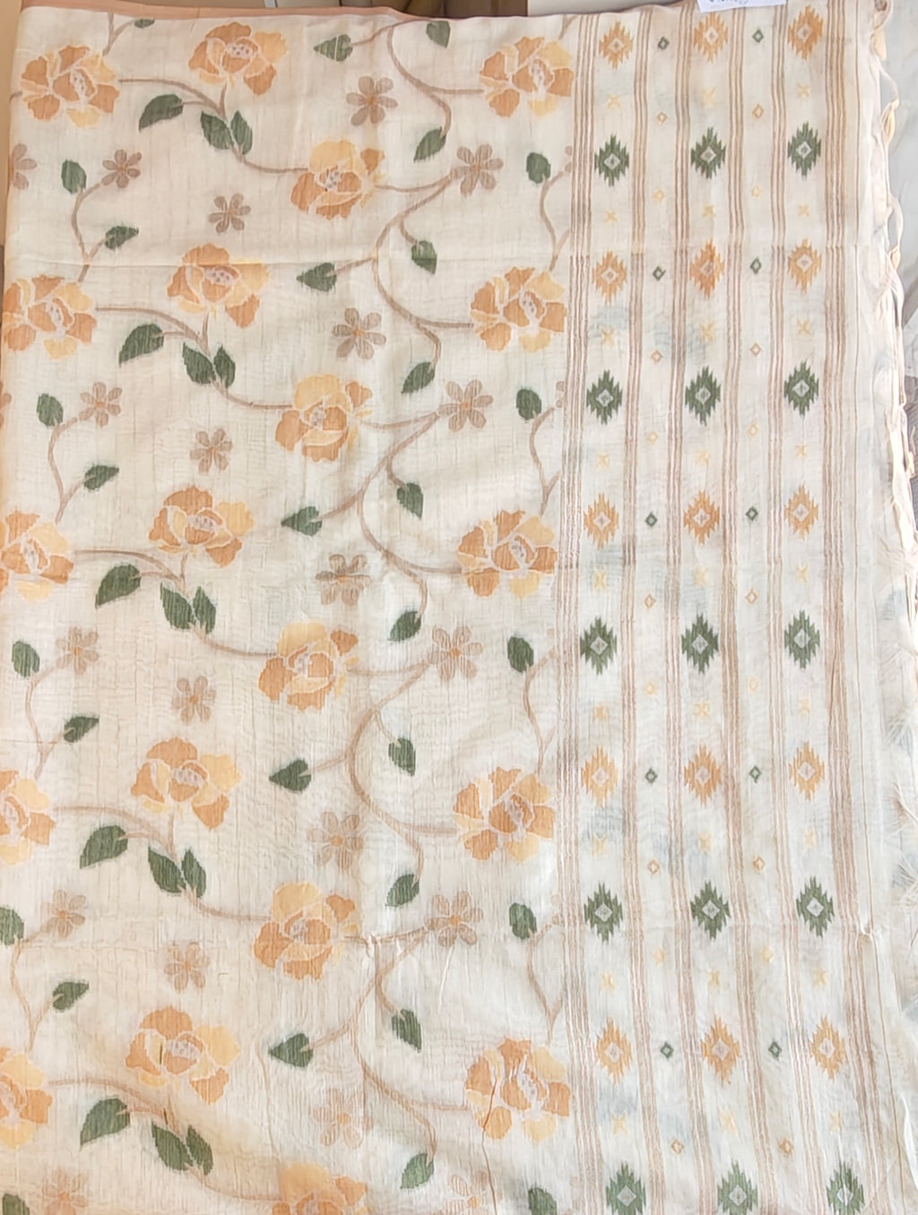 Jamdani cotton saree