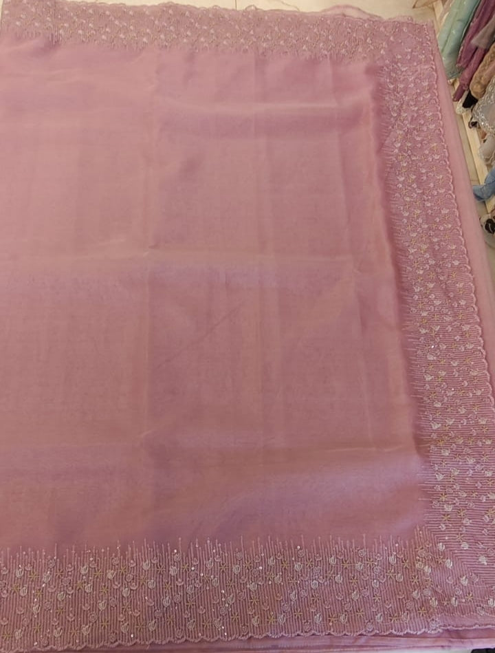 Organza saree