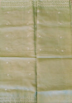 Crush organza saree