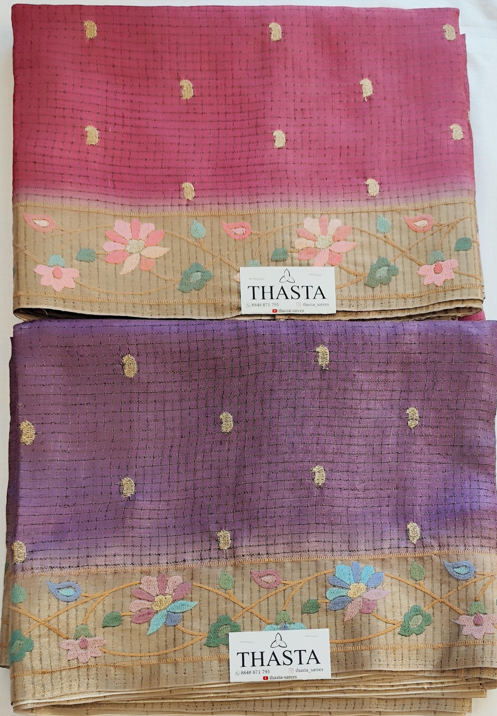 Semi tussar saree