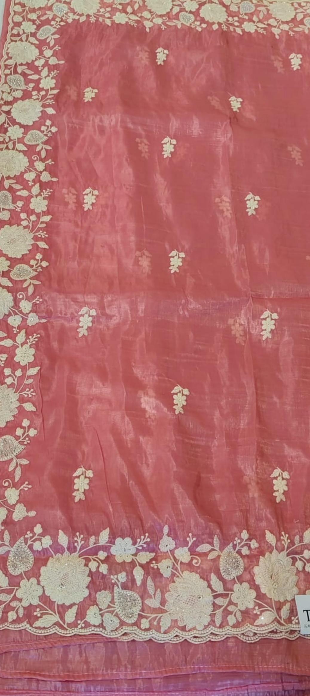 Organza saree