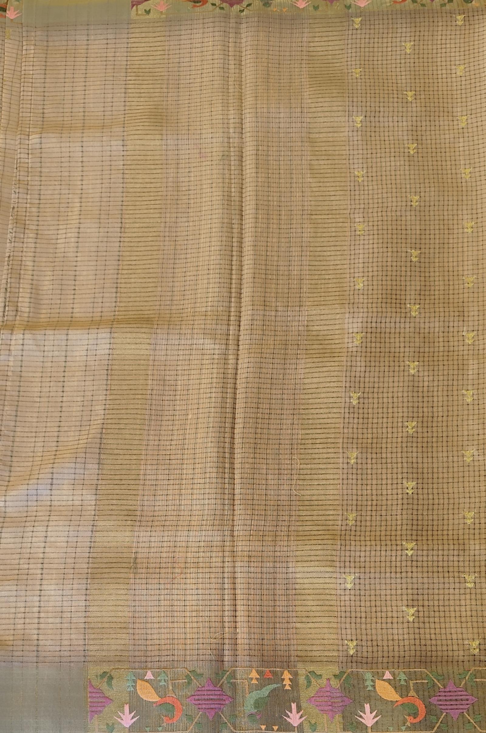 Semi tussar saree