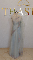 CRUSH ORGANZA SAREE